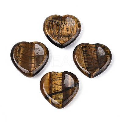 Natural Tiger Eye Worry Stones G-A213-09F-1