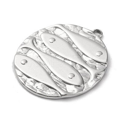 Anti-Tarnish 304 Stainless Steel Pendants STAS-K293-04P-1