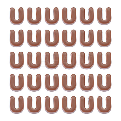 Opaque Acrylic European Beads OACR-TAC0019-006U-1