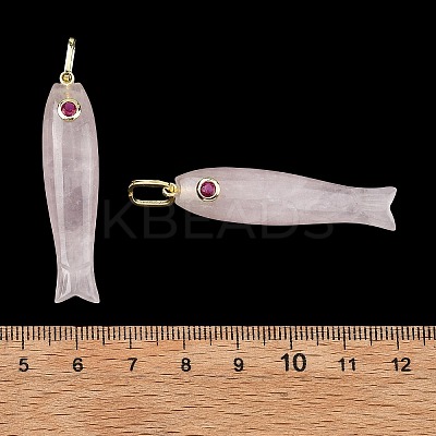 Natural Rose Quartz Carved Pendants GG-CBA8D06-01G-01-1