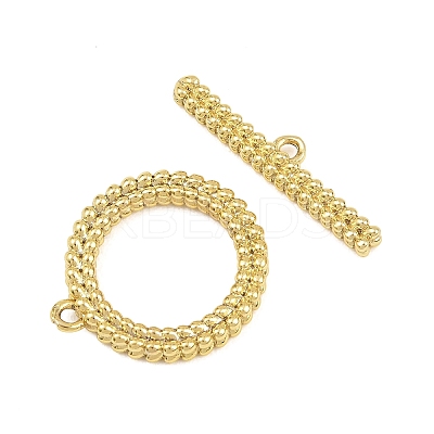 Brass Toggle Clasps KK-G548-30G-1