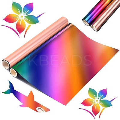 2 Rolls 2 Colors A4 Hot Stamping Foil Paper DIY-SZ0002-80-1