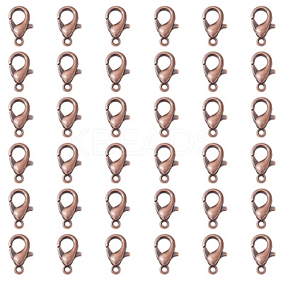 Zinc Alloy Lobster Claw Clasps FIND-FS0001-75R-1