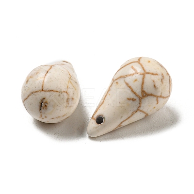 Synthetic Howlite Pendants G-G075-10A-1
