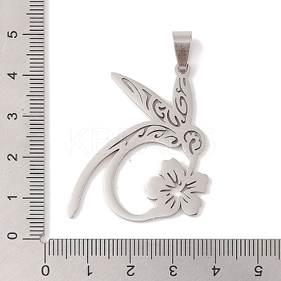 Non-Tarnish 201 Stainless Steel Pendants STAS-A094-18P-1
