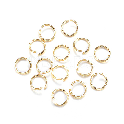 304 Stainless Steel Open Jump Rings X-STAS-F084-21G-1