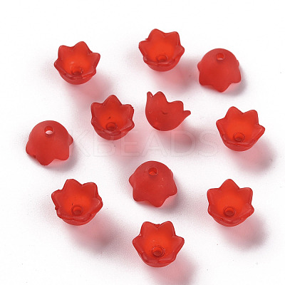 Transparent Acrylic Beads Caps PL543-6-1