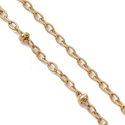 304 Stainless Steel Cable Chain Satellite Chain Slider Bracelet Making AJEW-JB01502-01-1