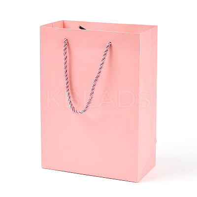 10Pcs 5 Sizes Kraft Paper Gift Shopping Bags Set AJEW-T013-10B-1