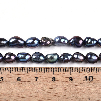 Natural Cultured Freshwater Pearl Beads Strands PEAR-N014-06G-04-1