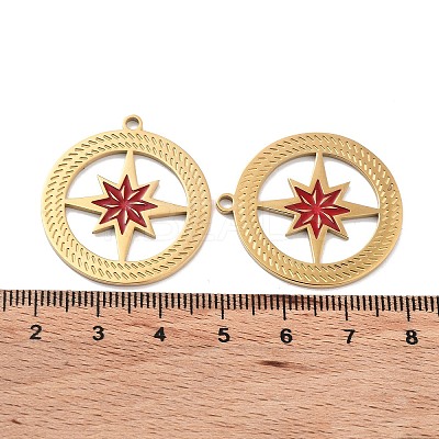 Ion Plating(IP) 304 Stainless Steel Pendants STAS-P339-06G-01-1