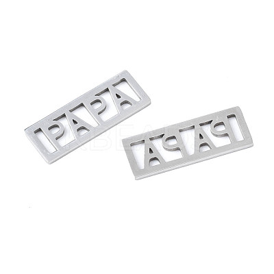 Tarnish Resistant 201 Stainless Steel Filigree Joiners STAS-T044-276P-1