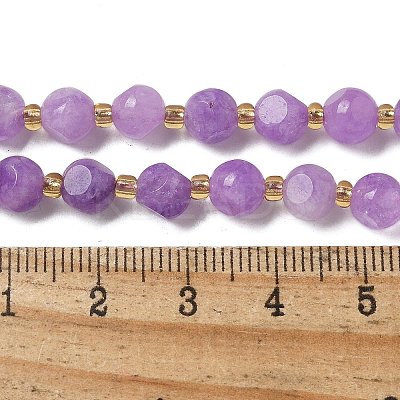 Natural Lavender Amethyst Beads Strands G-K387-A14-01-1