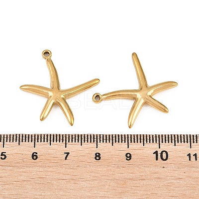 304 Stainless Steel Pendants STAS-L317-01G-1