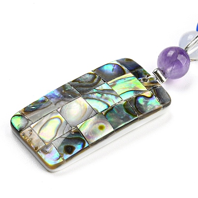 Abalone Shell/Paua Shell Keychain KEYC-Z002-01C-P-1