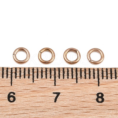 304 Stainless Steel Open Jump Rings SA-CBAF81C-01E-RG-1