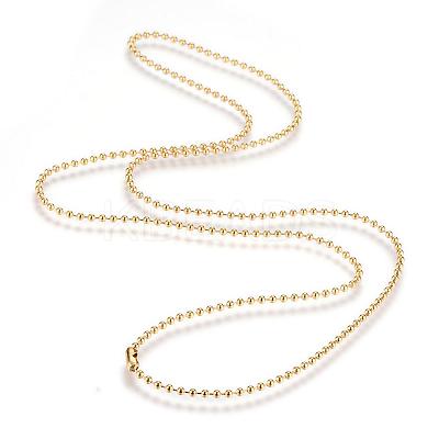 304 Stainless Steel Ball Chain Necklace MAK-R012-01G-1