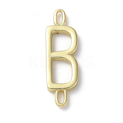 Rack Plating Brass Connector Charms KK-P245-07G-B-1