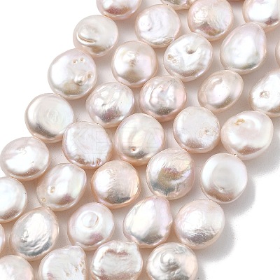 Natural Baroque Keshi Pearl Beads Strands PEAR-P064-18A-02A-1