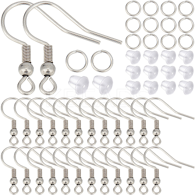 200Pcs 316 Surgical Stainless Steel Earring Hooks DIY-SC0024-18-1
