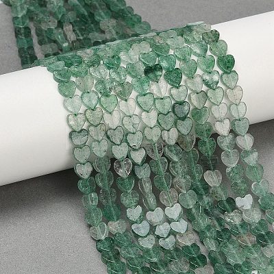 Natural Green Strawberry Quartz Beads Strands G-M403-A44-02-1
