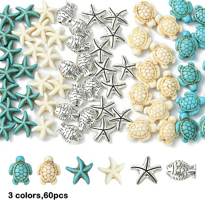 Ocean Theme Jewelry Making Findings Beads Kits DIY-YW0011-22B-1
