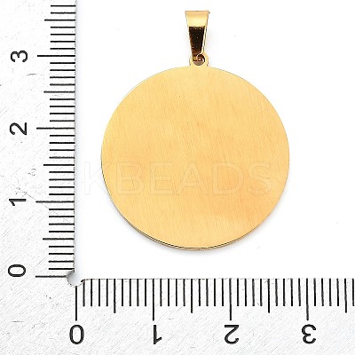 304 Stainless Steel Pendants STAS-R134-01G-01-1