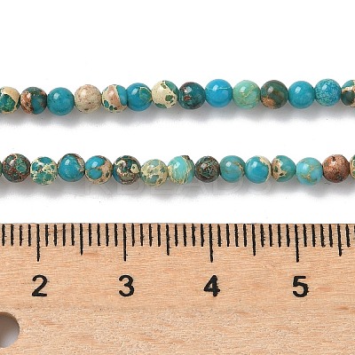 Dyed Natural Regalite/Imperial Jasper/Sea Sediment Jasper Beads Strands G-B124-C05-02-1