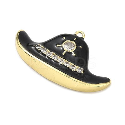 Brass Enamel Pendants KK-B171-02G-03-1