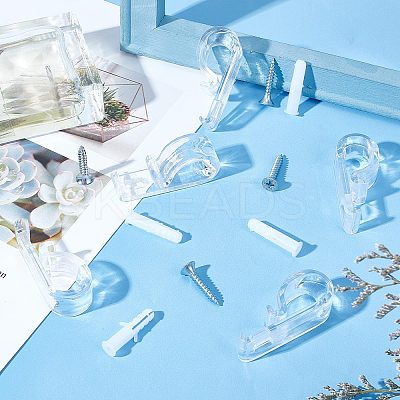 2 Sets Curtain Clear P Clips Hook IFIN-GF0001-24-1