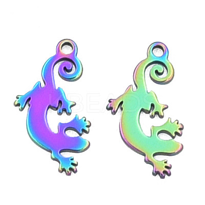 Ion Plating(IP) 201 Stainless Steel Pendants LS-X-STAS-N098-088M-1