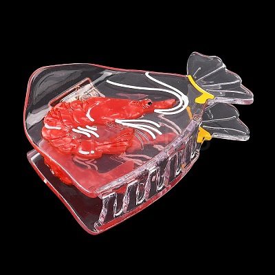 Cellulose Acetate(Resin) Claw Hair Clips for Women Girlsc PHAR-L009-01A-1