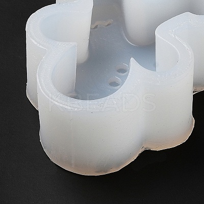 Christmas Theme DIY Display Food Grade Statue Silicone Molds DIY-A041-01C-1