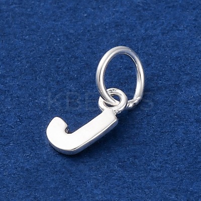 925 Sterling Silver Letter Charms LS-STER-C012-01S-J-1