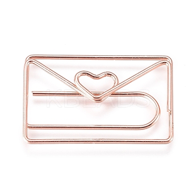 Envelope with Heart Shape Iron Paperclips LS-TOOL-L008-018RG-1