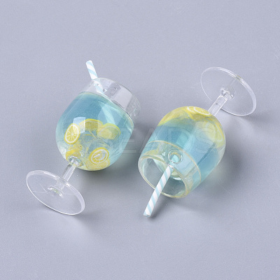 Acrylic Goblet Pendants CRES-S359-22F-1