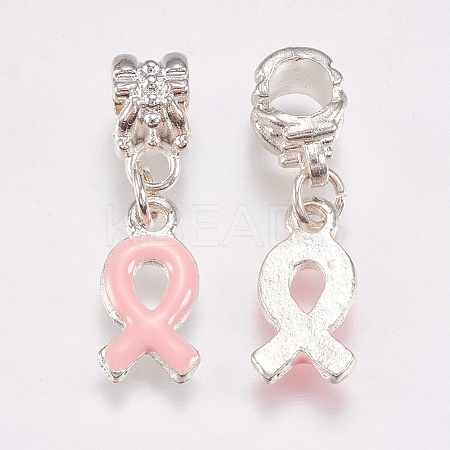 Metal Alloy European Dangle Pendants LS-MPDL-H062-1-1