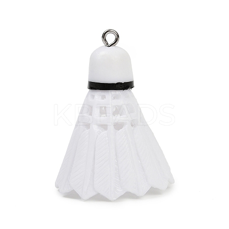 Sport Theme Resin Pendants RESI-I063-01C-1