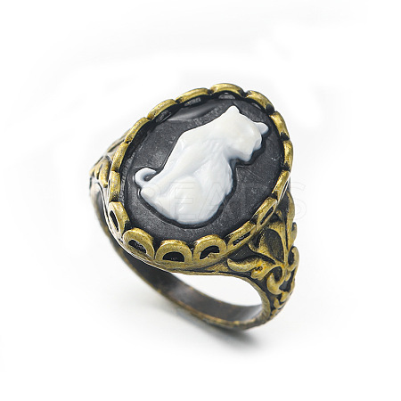 Alloy with Resin Finger Rings FS-WGE901F-03-1