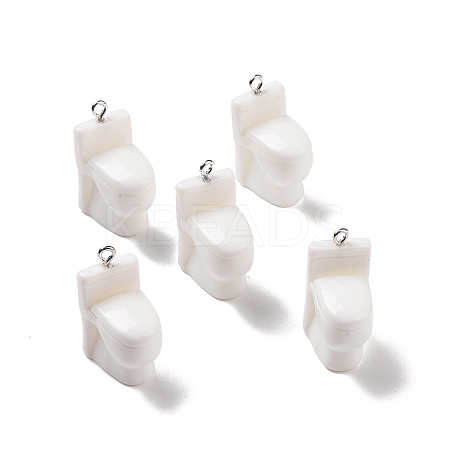 Opaque Resin Pendants LS-RESI-D057-11P-1