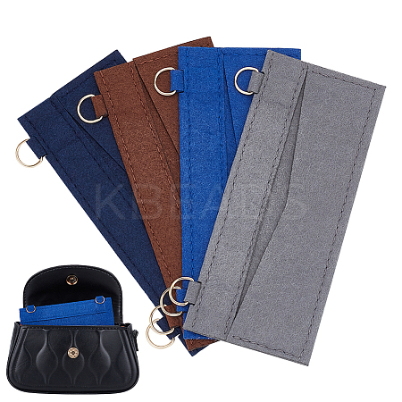 4Pcs 4 Colors Wool Felt Bag Organizer Inserts FIND-WR0007-27B-1