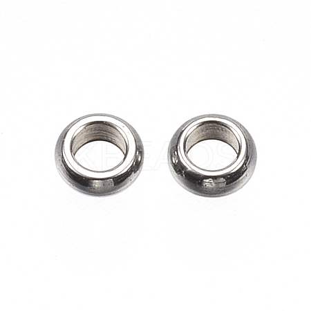 Tarnish Resistant 201 Stainless Steel Spacer Beads LS-STAS-D448-030P-1