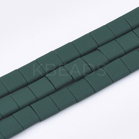 Spray Painted Non-magnetic Synthetic Hematite Beads G-T116-07-14-1