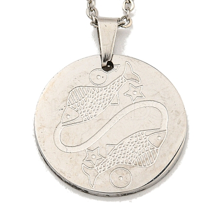 Non-Tarnish Constellation Pendant Necklaces LS-NJEW-S422-04P-12-1