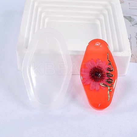 Rounded Rhombus Pendant Food Grade Silicone Molds LS-DIY-D074-15-1