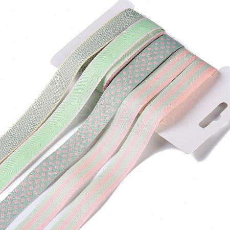 Polyester & Polycotton Ribbons Sets SRIB-P022-01D-05-1