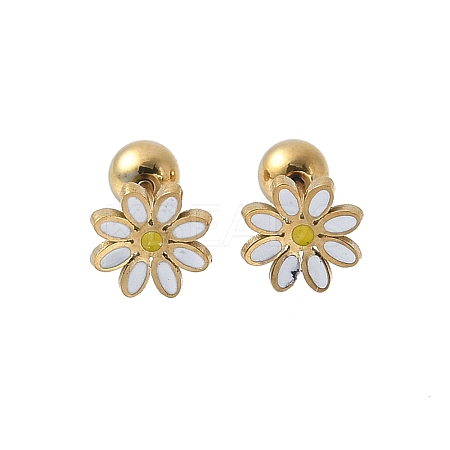 304 Stainless Steel Stud Earrings for Women EJEW-E603-03G-1