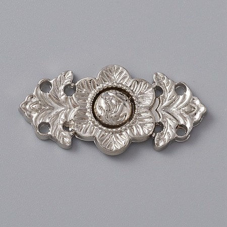 Alloy Adjustment Waist Tightener Buckle Buttons FIND-WH0110-123P-1