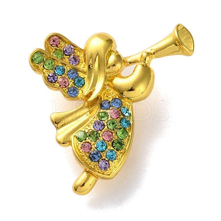 Cartoon Golden Zinc Alloy Enamel Pin LS-JEWB-D068-03G-02-1