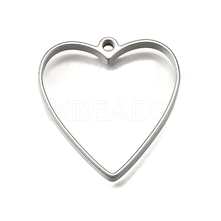 304 Stainless Steel Pendants STAS-S181-01P-H-1